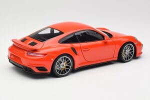 Porsche 911 991 Turbo S Lava Orange Minichamps 1:18 110067120 Métal Moulé — image 3 sur 8