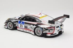 Porsche 911 991.1 GT3 R #21 WTM Racing J. Stursberg / V. Krumbach 24h Nurburgring 2016 Minichamps 1:18 155166021 Métal Moulé — image 5 sur 6