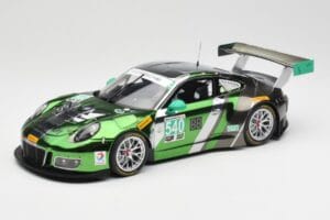 Porsche 911 991.1 GT3 R #540 Black Swan Racing P. Long / T. Pilgrim 24h Daytona 2016 Minichamps 1:18 155166540 Métal Moulé
