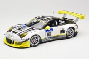 Porsche 911 991.1 GT3 R #911 Manthey Racing N. Tandy / E. Bamber 24h Nurburgring 2016 Minichamps 1:18 155166911 Métal Moulé