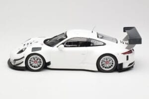 Porsche 911 991.1 GT3 R Blanc Avec Jantes Argent Minichamps 1:18 153166000 Métal Moulé — image 3 sur 6