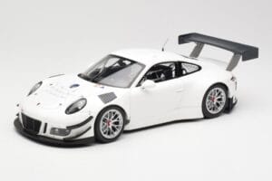Porsche 911 991.1 GT3 R Blanc Avec Jantes Argent Minichamps 1:18 153166000 Métal Moulé