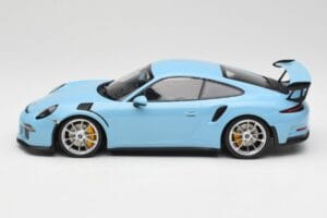 Porsche 911 991.1 GT3 RS Bleu Jantes Mates Minichamps 1:18 153066235 Métal Moulé — image 3 sur 6