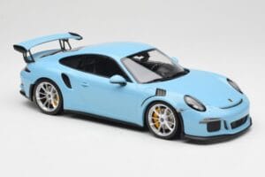 Porsche 911 991.1 GT3 RS Bleu Jantes Mates Minichamps 1:18 153066235 Métal Moulé — image 4 sur 6