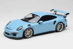 Porsche 911 991.1 GT3 RS Bleu Jantes Mates Minichamps 1:18 153066235 Métal Moulé