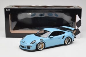 Porsche 911 991.1 GT3 RS Bleu Jantes Mates Minichamps 1:18 153066235 Métal Moulé — image 6 sur 6
