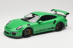 Porsche 911 991.1 GT3 RS Vert Jantes Noires Minichamps 1:18 153066228 Métal Moulé