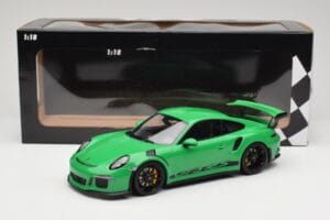 Porsche 911 991.1 GT3 RS Vert Jantes Noires Minichamps 1:18 153066228 Métal Moulé — image 6 sur 6