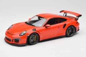 Porsche 911 991.1 GT3 RS Lava Orange Minichamps 1:18 155066220 Métal Moulé
