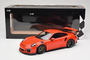 Porsche 911 991.1 GT3 RS Lava Orange Minichamps 1:18 155066220 Métal Moulé — image 6 sur 6