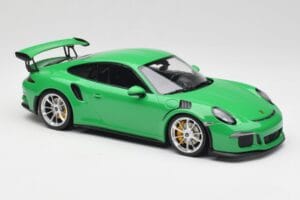Porsche 911 991.1 GT3 RS Lizard Vert & Roues Argent Minichamps 1:18 153066229 Métal Moulé — image 4 sur 6