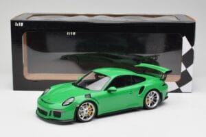 Porsche 911 991.1 GT3 RS Lizard Vert & Roues Argent Minichamps 1:18 153066229 Métal Moulé — image 6 sur 6