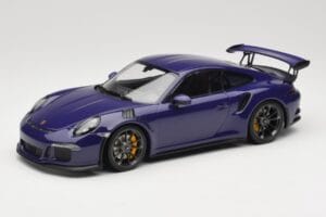 Porsche 911 991.1 GT3 RS Ultraviolet Minichamps 1:18 155066221 Métal Moulé
