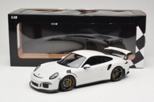 Porsche 911 991.1 GT3 RS Blanc Jantes Noires Minichamps 1:18 153066224 Métal Moulé — image 6 sur 6