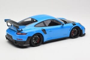 Porsche 911 991.2 GT2 RS Bleu avec Jantes Noires Minichamps 1:18 155068308 Métal Moulé — image 2 sur 6