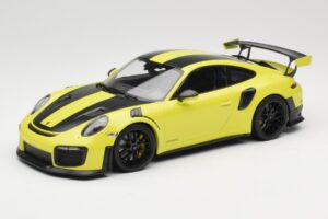 Porsche 911 GT2 RS 991.2 Weissach Package Vert Jantes Noires Minichamps 1:18 155068300-1 Métal Moulé