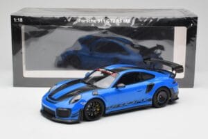 Porsche 911 991.2 GT2 RS MR Racing Bleu Minichamps 1:18 MR-911-GT2RS-1806 Métal Moulé — image 6 sur 6