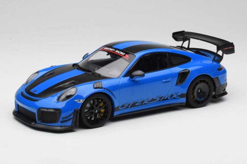 Porsche 911 991.2 GT2 RS MR Racing Bleu Minichamps 1:18 MR-911-GT2RS-1806 Métal Moulé