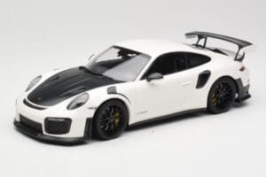 Porsche 911 991.2 GT2 RS Blanc avec Jantes Noires Minichamps 1:18 155068310 Métal Moulé