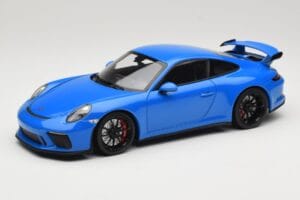 Porsche 911 991.2 GT3 Bleu Minichamps 1:18 110067024 Métal Moulé