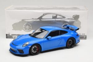 Porsche 911 991.2 GT3 Bleu Minichamps 1:18 110067024 Métal Moulé — image 8 sur 8