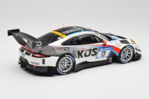 Porsche 911 991.2 GT3 R #17 Kues Team 75 Bernhard M. Christensen / K. Cairoli 24 Hours of Nurburgring 2018 Minichamps 1:18 15 — image 2 sur 6