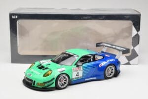 Porsche 911 991.2 GT3 R #4 Falken Motorsports J. Bergmeister / M. Ragginger VLN Westfalenfahrt 2017 Minichamps 1:18 155176904 — image 6 sur 6
