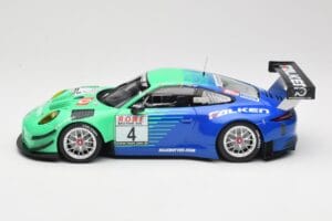 Porsche 911 991.2 GT3 R #4 Falken K. Bachler / M. Ragginger VLN Winner Round 6 2018 Minichamps 1:18 153186994 Métal Moulé — image 3 sur 6