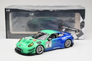 Porsche 911 991.2 GT3 R #4 Falken K. Bachler / M. Ragginger VLN Winner Round 6 2018 Minichamps 1:18 153186994 Métal Moulé — image 6 sur 6