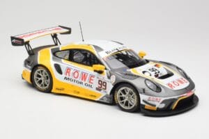 Porsche 911 991.2 GT3 R #99 Rowe Racing D. Olsen / M. Campbell 24 Hours of Spa 2019 Minichamps 1:18 155196099 Métal Moulé — image 4 sur 6