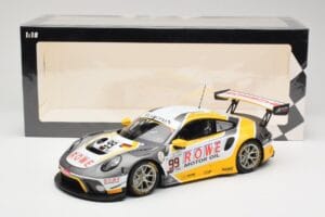 Porsche 911 991.2 GT3 R #99 Rowe Racing D. Olsen / M. Campbell 24 Hours of Spa 2019 Minichamps 1:18 155196099 Métal Moulé — image 6 sur 6