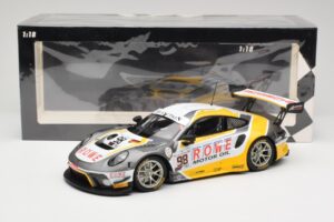 Porsche 911 991.2 GT3 R Rowe Racing #98 N. Muller / R. Dumas / M. Jaminet 24 Hours of Spa 2019 Minichamps 1:18 155196098 Méta — image 6 sur 6
