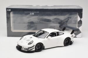 Porsche 911 991.2 GT3 R Blanc avec Jantes Noires Minichamps 1:18 155186900 Métal Moulé — image 6 sur 6