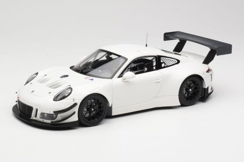 Porsche 911 991.2 GT3 R Blanc avec Jantes Noires Minichamps 1:18 155186900 Métal Moulé