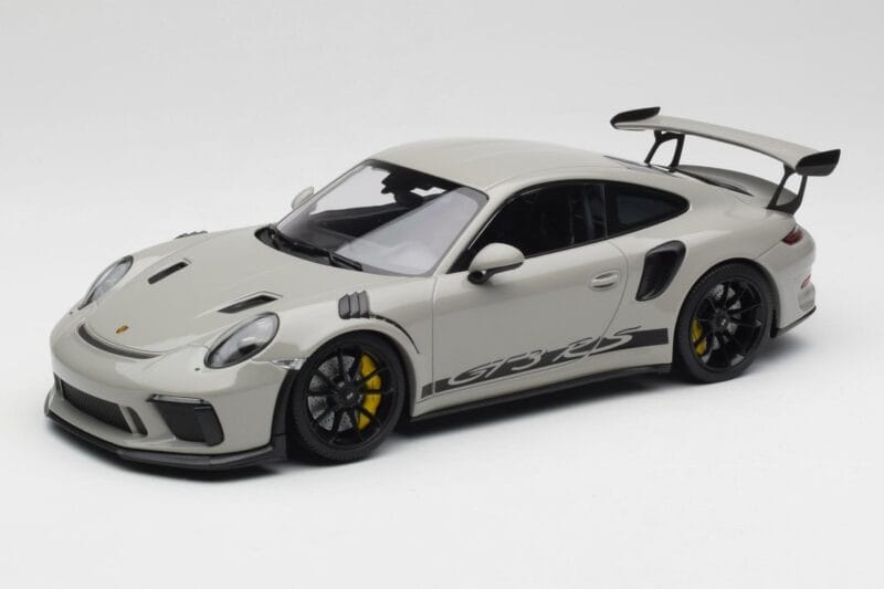 Porsche 911 991.2 GT3 RS Chalk Wording Jantes Noires Minichamps 1:18 153068230 Métal Moulé