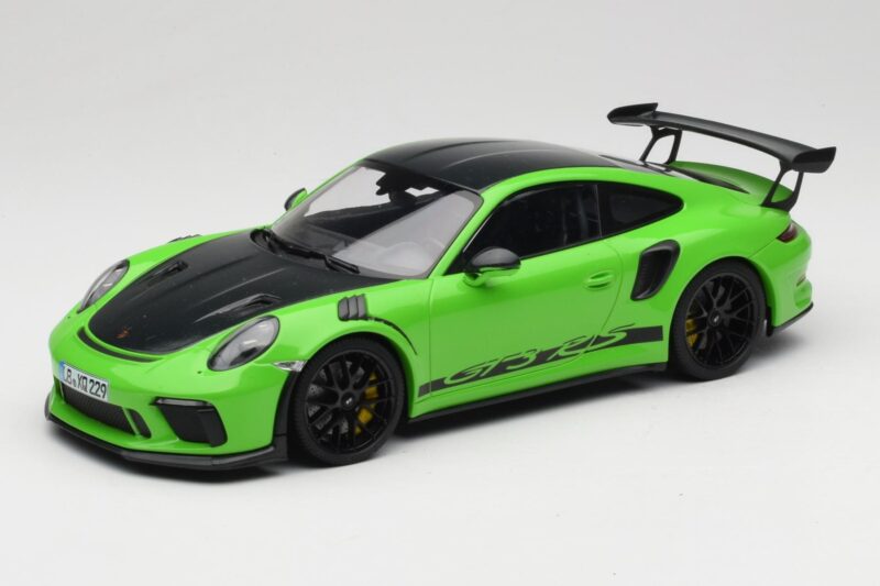Porsche 911 991.2 GT3 RS Weissach Package Vert Minichamps 1:18 153068233 Métal Moulé