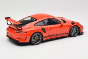 Porsche 911 991.2 GT3 RS Lava Orange & Jantes Argent Minichamps 1:18 155068225 Métal Moulé — image 2 sur 6