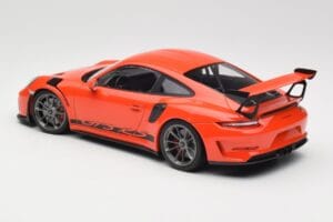Porsche 911 991.2 GT3 RS Lava Orange & Jantes Argent Minichamps 1:18 155068225 Métal Moulé — image 5 sur 6