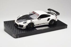 Porsche 911 991.2 GT3 RS Manthey Racing Blanc Minichamps 1:18 MR-911-GT3RS-1801 Métal Moulé — image 2 sur 6
