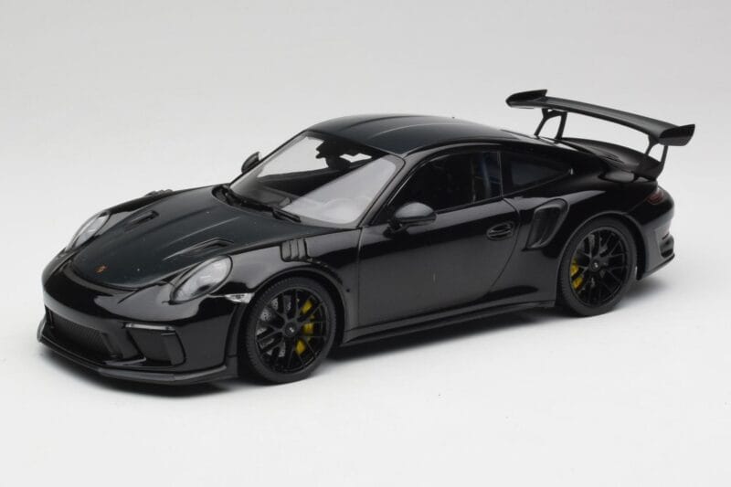 Porsche 911 991.2 GT3 RS Weissach Package Noir & Roues Noires Minichamps 1:18 153068228 Métal Moulé