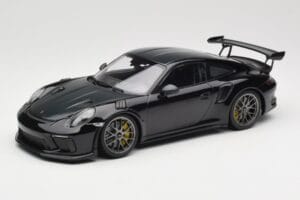 Porsche 911 991.2 GT3 RS Weissach Package Noir Jantes Magnesium Argentées Minichamps 1:18 153068229 Métal Moulé