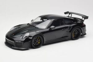 Porsche 911 991.2 GT3 RS Weissach Package Noir Avec Jantes Noires Minichamps 1:18 153068321 Métal Moulé