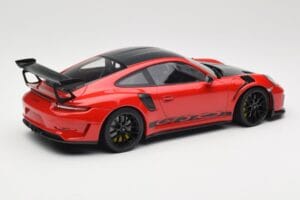 Porsche 911 991.2 GT3 RS Weissach Package Guards Red Jantes Noires Minichamps 1:18 153068223 Métal Moulé — image 2 sur 6