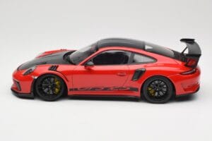 Porsche 911 991.2 GT3 RS Weissach Package Guards Red Jantes Noires Minichamps 1:18 153068223 Métal Moulé — image 3 sur 6