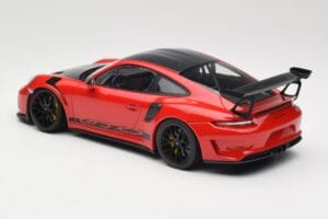 Porsche 911 991.2 GT3 RS Weissach Package Guards Red Jantes Noires Minichamps 1:18 153068223 Métal Moulé — image 5 sur 6