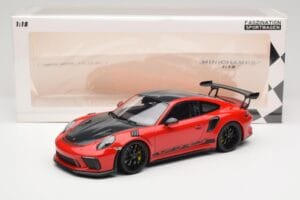 Porsche 911 991.2 GT3 RS Weissach Package Guards Red Jantes Noires Minichamps 1:18 153068223 Métal Moulé — image 6 sur 6
