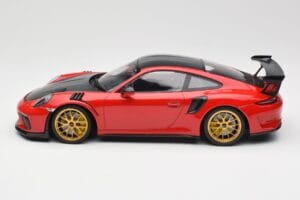 Porsche 911 991.2 GT3 RS Weissach Package Guards Red Jantes Magnesium Dorées Minichamps 1:18 153068236 Métal Moulé — image 3 sur 6