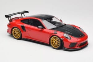 Porsche 911 991.2 GT3 RS Weissach Package Guards Red Jantes Magnesium Dorées Minichamps 1:18 153068236 Métal Moulé — image 4 sur 6