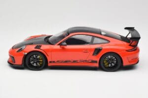 Porsche 911 991.2 GT3 RS Weissach Package Lava Orange Wording Jantes Magnesium Noires Minichamps 1:18 153068226 Métal Moulé — image 3 sur 6