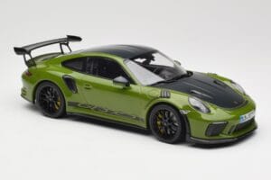 Porsche 911 991.2 GT3 RS Weissach Package Lizard Green Wording & Jantes Magnésium Noires Minichamps 1:18 155068232 Métal Moul — image 4 sur 6